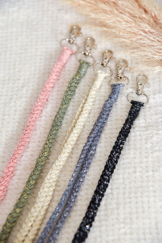 Collier attache téléphone PETIT MODELE simple pailleté