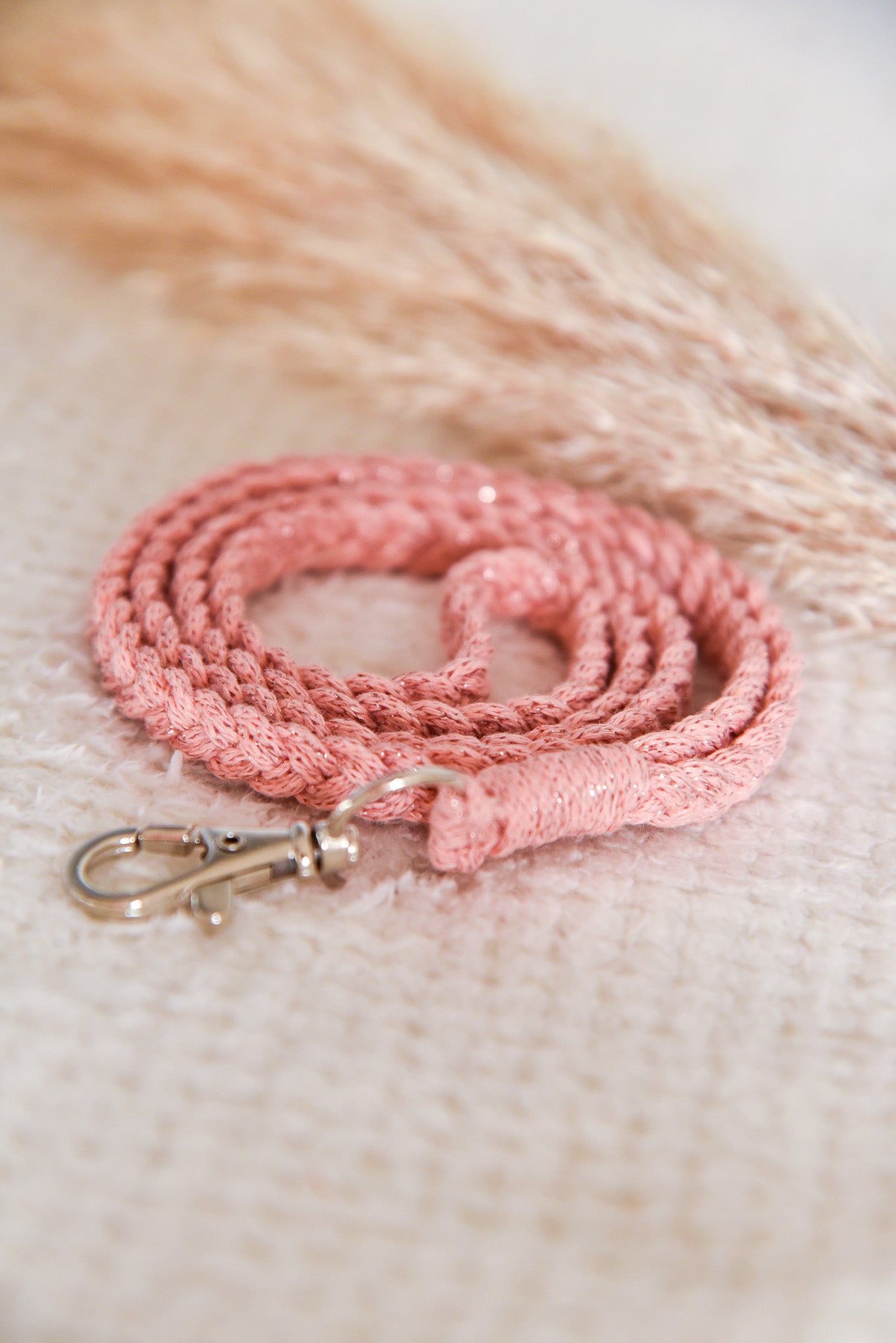 Collier attache téléphone GRAND MODELE simple pailleté