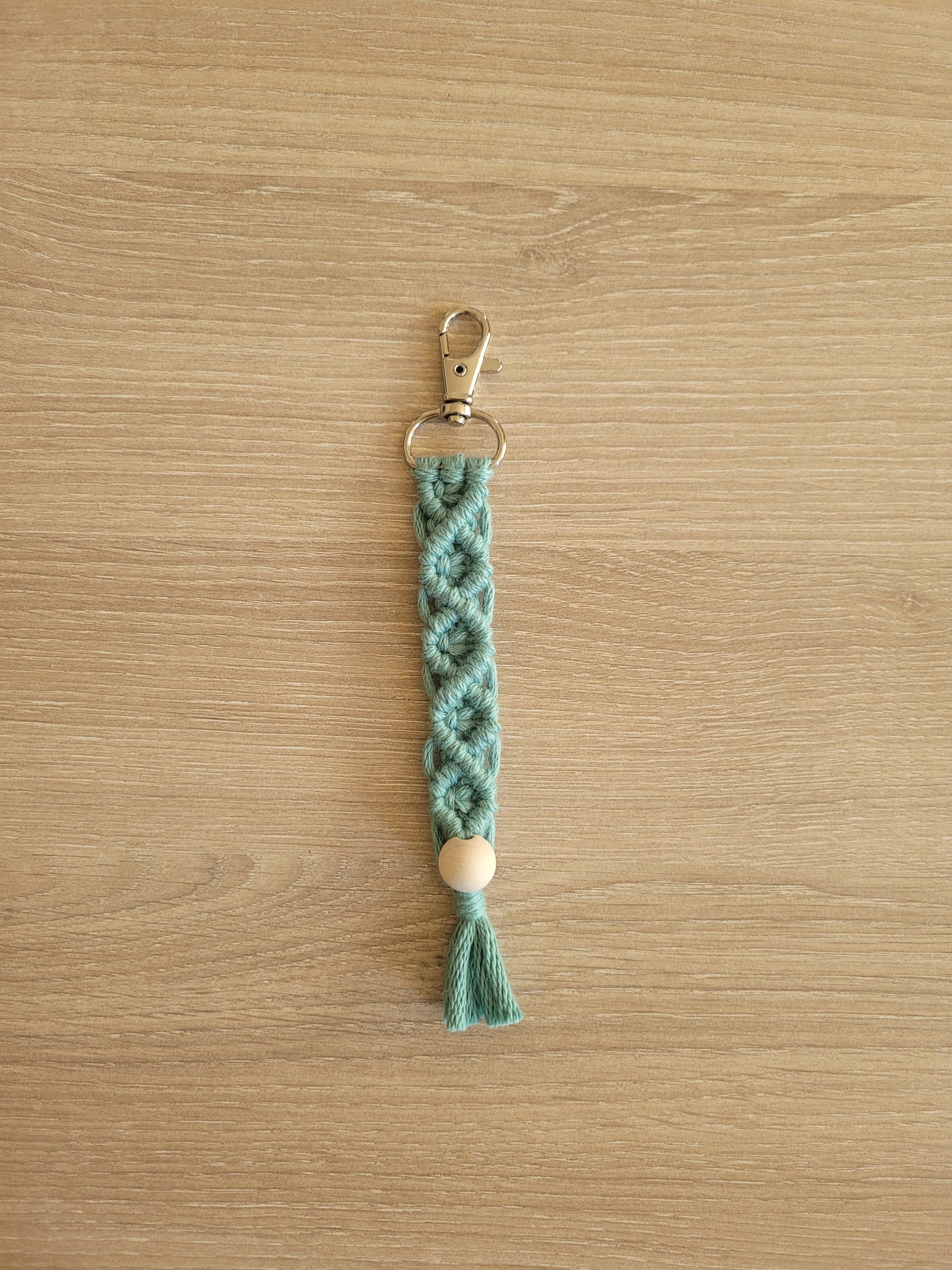 Porte clé macramé personnalisable