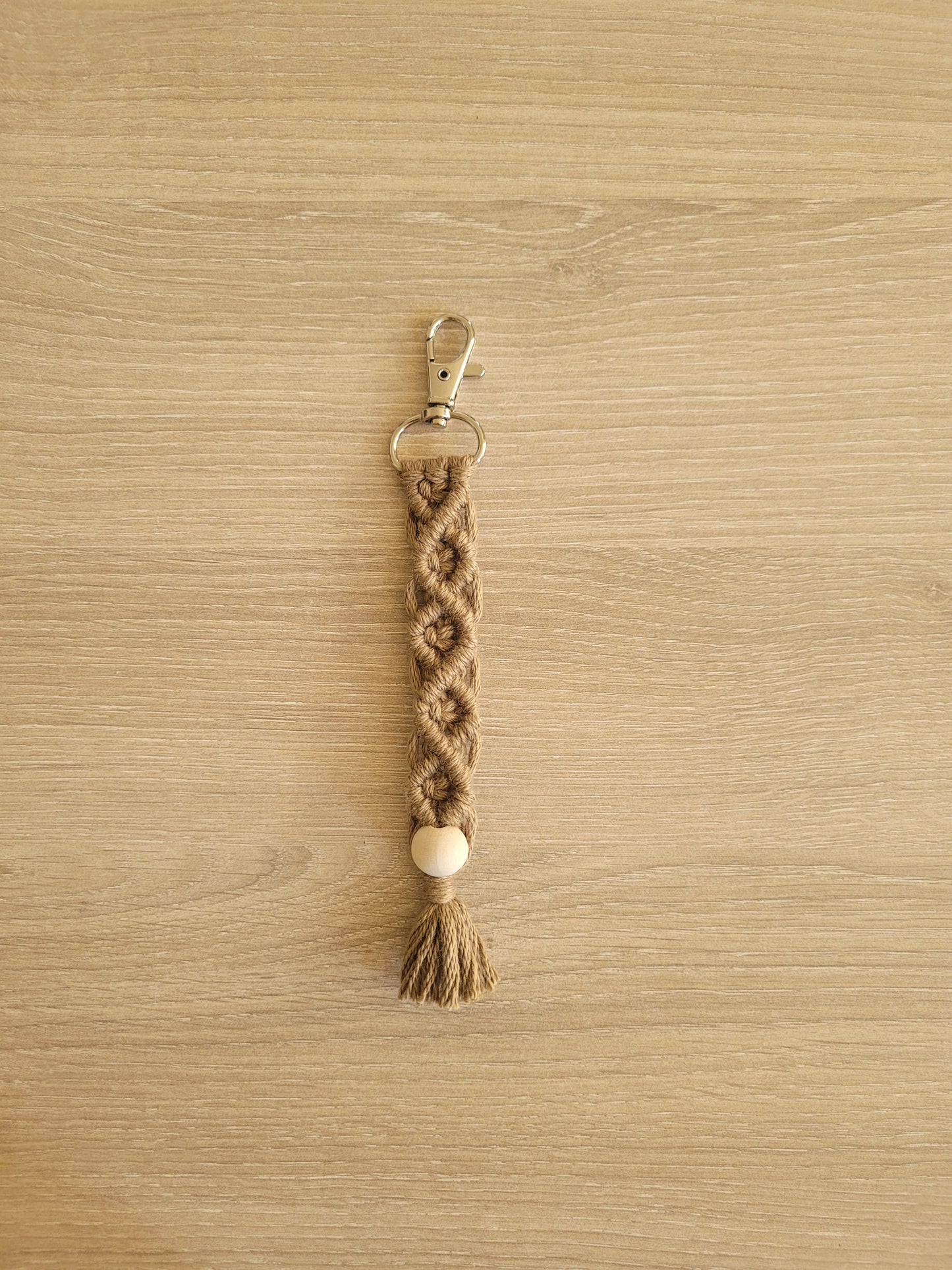 Porte clé macramé personnalisable