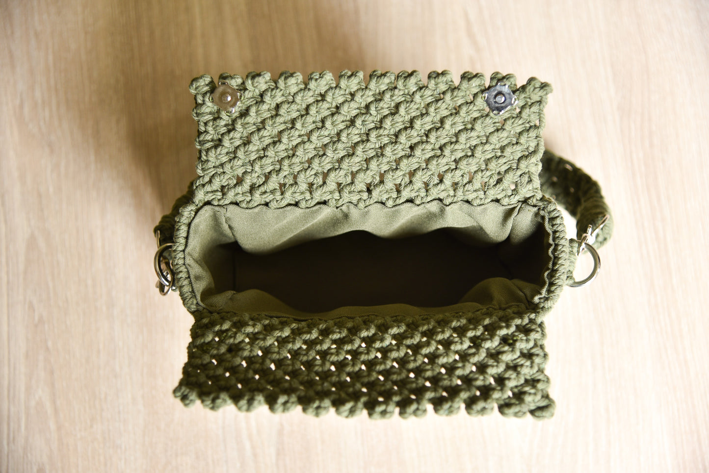 Sac à main kaki
