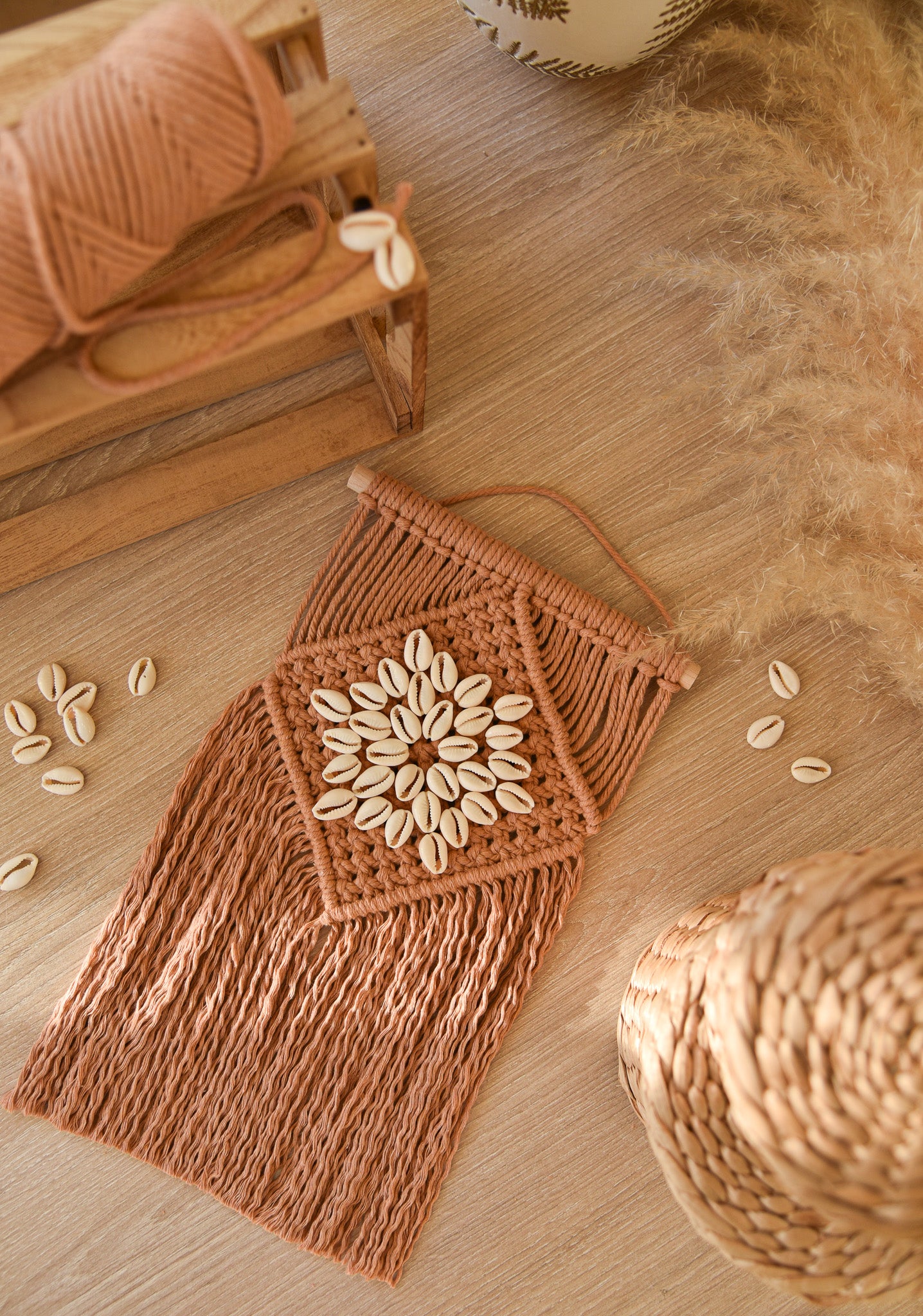 Suspension coquillages "MIA"