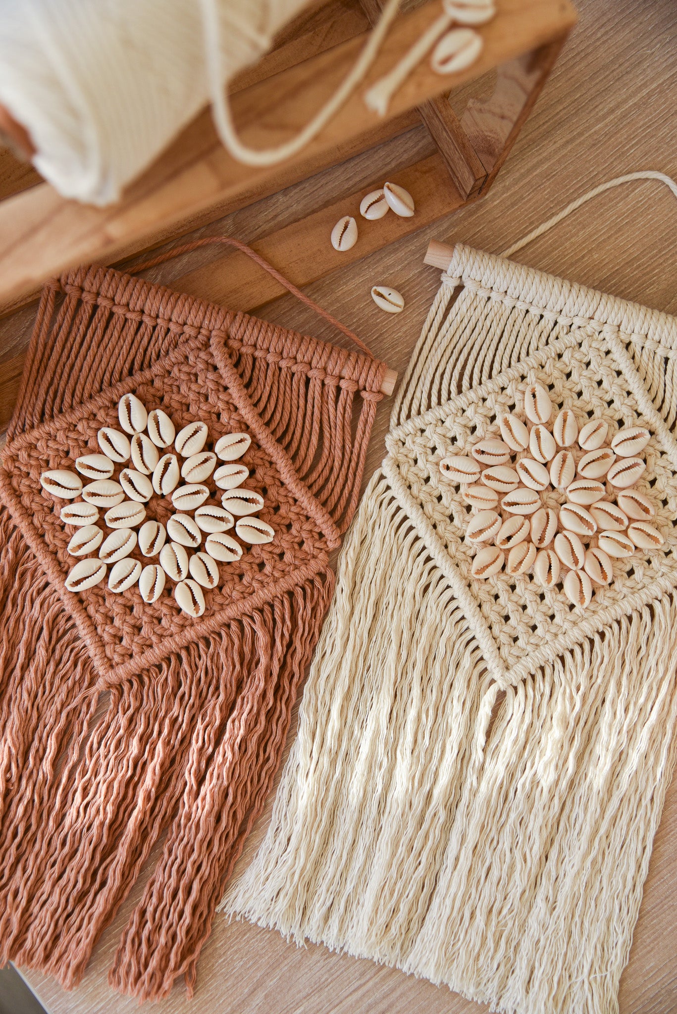 Suspension coquillages "MIA"