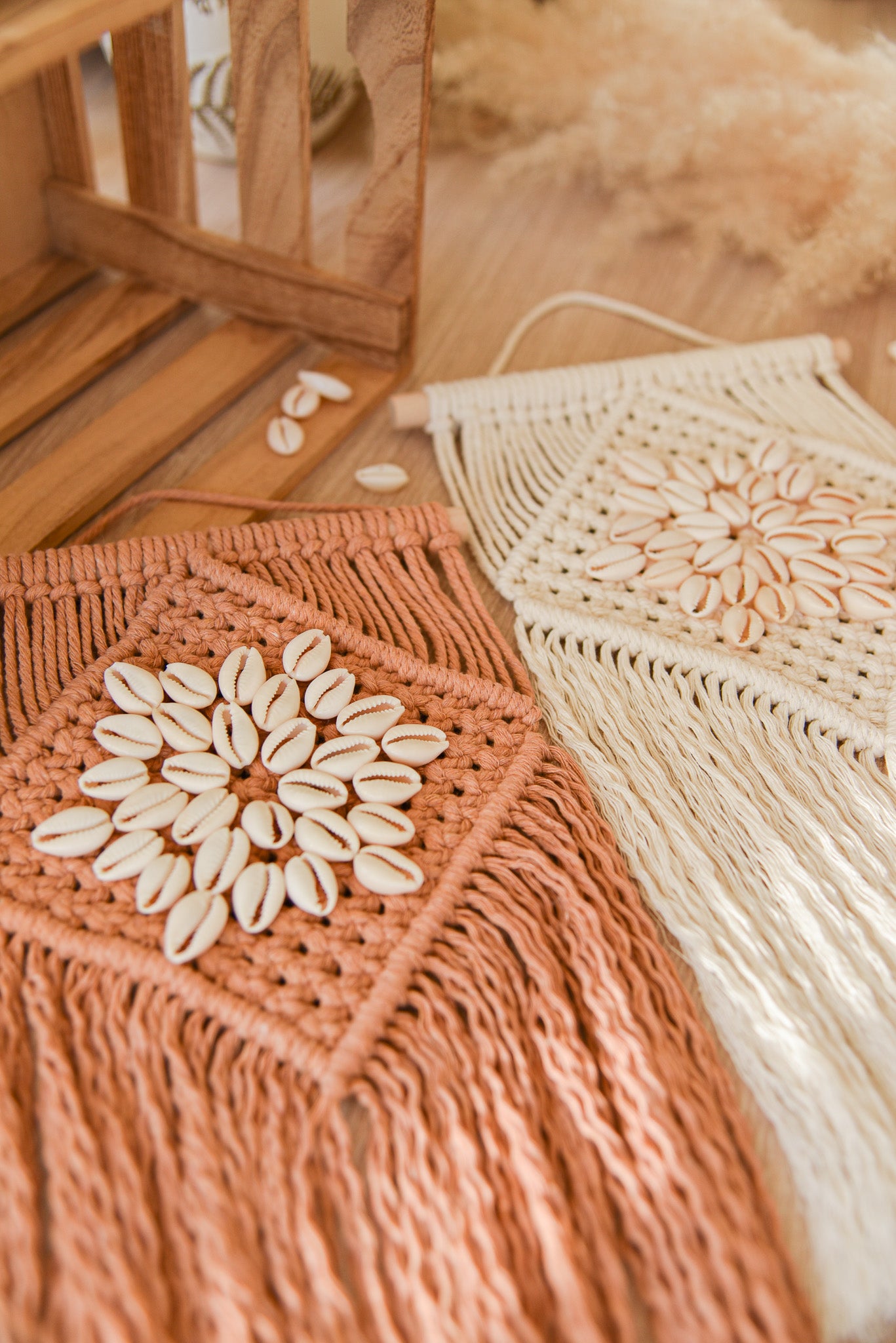 Suspension coquillages "MIA"